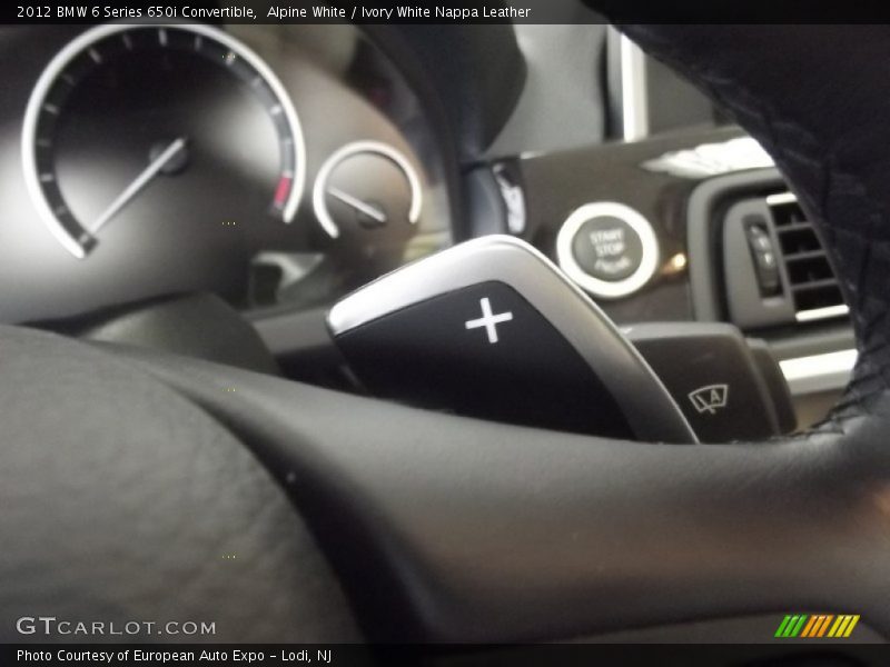 Alpine White / Ivory White Nappa Leather 2012 BMW 6 Series 650i Convertible