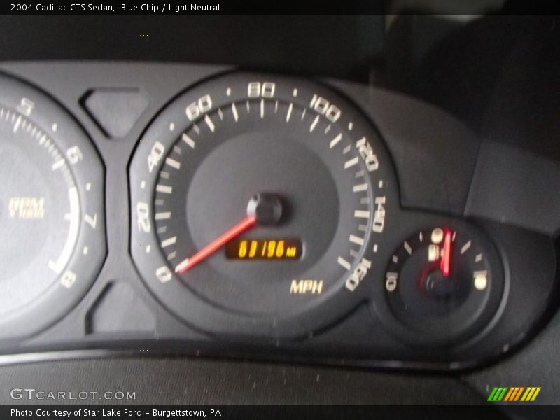 Blue Chip / Light Neutral 2004 Cadillac CTS Sedan