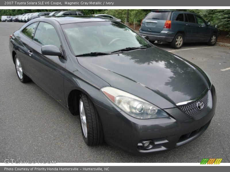 Magnetic Gray Metallic / Ivory 2007 Toyota Solara SLE V6 Coupe
