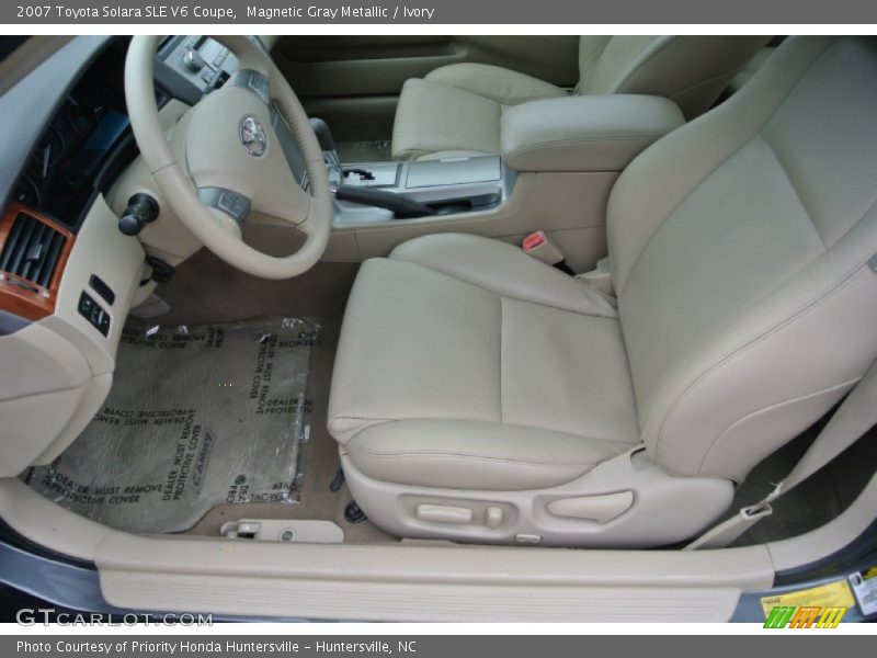 Magnetic Gray Metallic / Ivory 2007 Toyota Solara SLE V6 Coupe