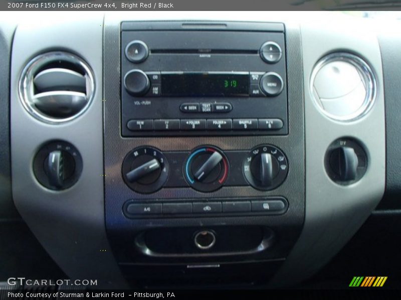 Bright Red / Black 2007 Ford F150 FX4 SuperCrew 4x4