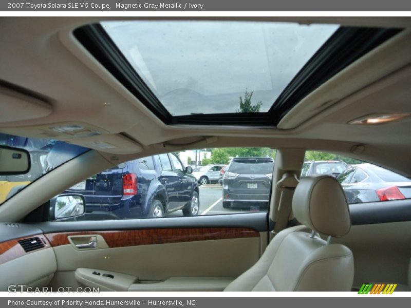 Magnetic Gray Metallic / Ivory 2007 Toyota Solara SLE V6 Coupe
