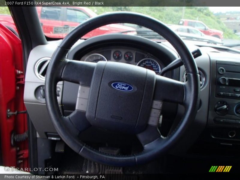 Bright Red / Black 2007 Ford F150 FX4 SuperCrew 4x4