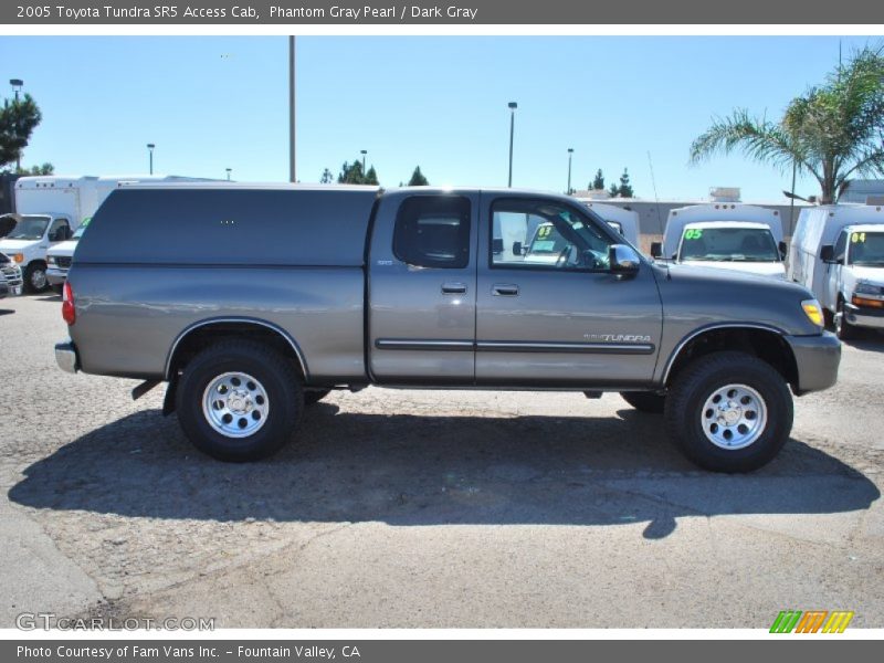 Phantom Gray Pearl / Dark Gray 2005 Toyota Tundra SR5 Access Cab