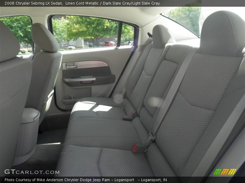 Linen Gold Metallic / Dark Slate Gray/Light Slate Gray 2008 Chrysler Sebring LX Sedan