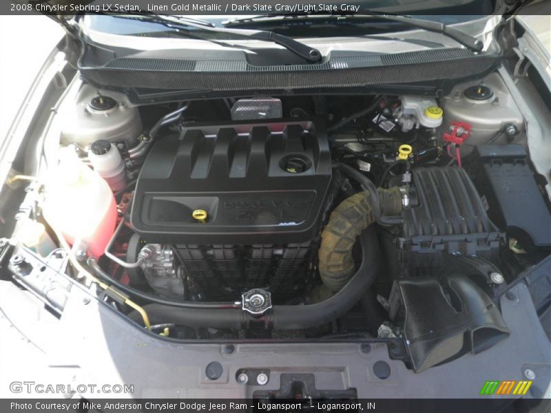 Linen Gold Metallic / Dark Slate Gray/Light Slate Gray 2008 Chrysler Sebring LX Sedan