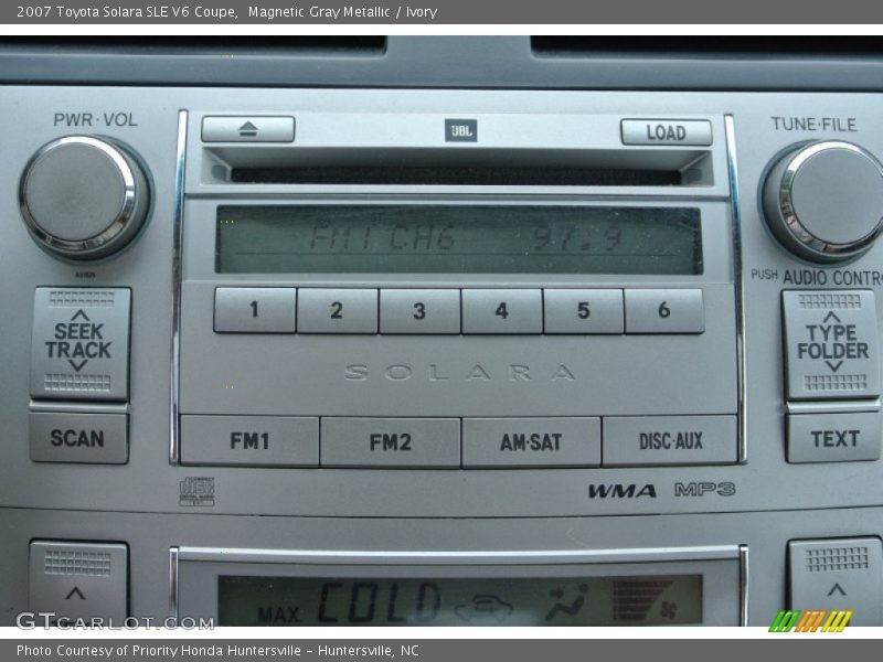 Magnetic Gray Metallic / Ivory 2007 Toyota Solara SLE V6 Coupe