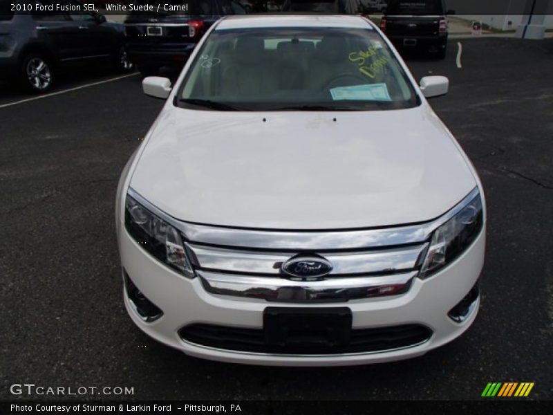 White Suede / Camel 2010 Ford Fusion SEL