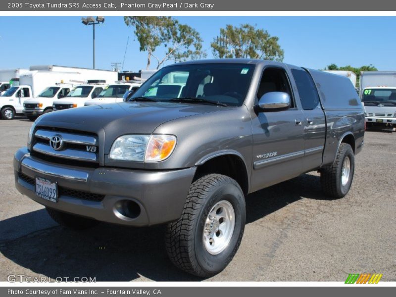 Phantom Gray Pearl / Dark Gray 2005 Toyota Tundra SR5 Access Cab