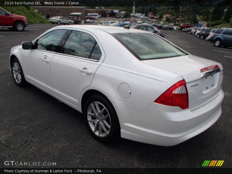 White Suede / Camel 2010 Ford Fusion SEL