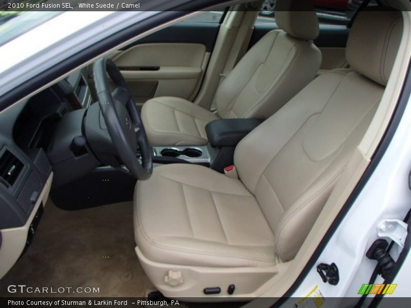White Suede / Camel 2010 Ford Fusion SEL
