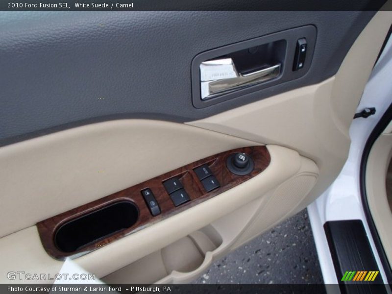 White Suede / Camel 2010 Ford Fusion SEL