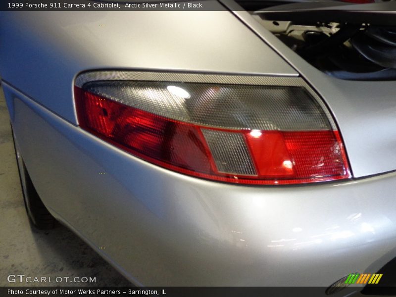 Arctic Silver Metallic / Black 1999 Porsche 911 Carrera 4 Cabriolet