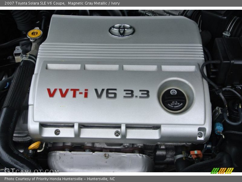 Magnetic Gray Metallic / Ivory 2007 Toyota Solara SLE V6 Coupe