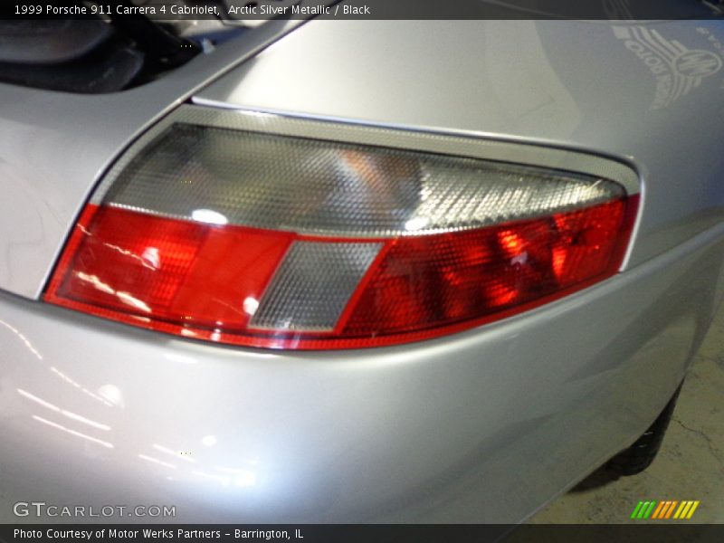 Arctic Silver Metallic / Black 1999 Porsche 911 Carrera 4 Cabriolet