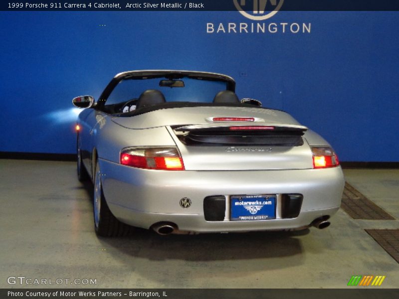 Arctic Silver Metallic / Black 1999 Porsche 911 Carrera 4 Cabriolet