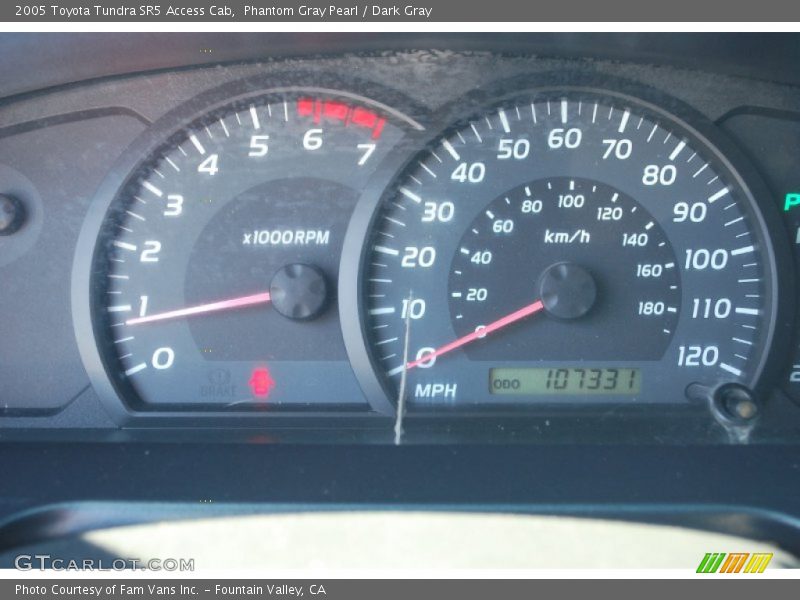 Phantom Gray Pearl / Dark Gray 2005 Toyota Tundra SR5 Access Cab