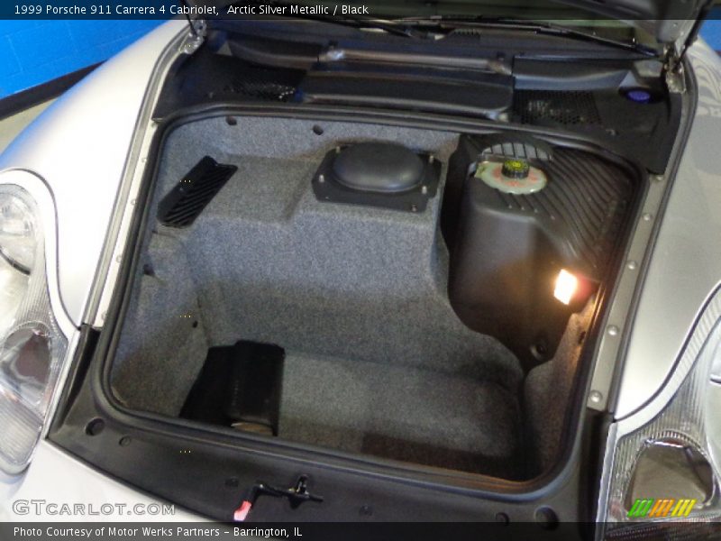 Arctic Silver Metallic / Black 1999 Porsche 911 Carrera 4 Cabriolet