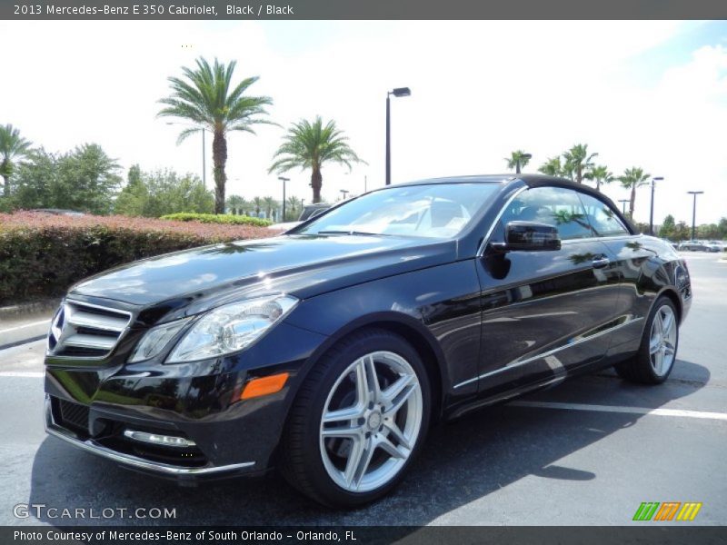 Black / Black 2013 Mercedes-Benz E 350 Cabriolet