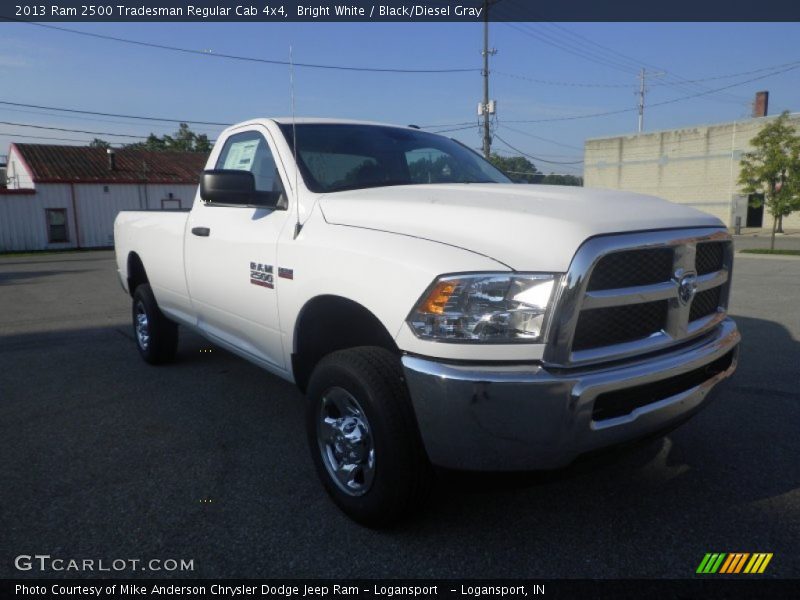 Bright White / Black/Diesel Gray 2013 Ram 2500 Tradesman Regular Cab 4x4