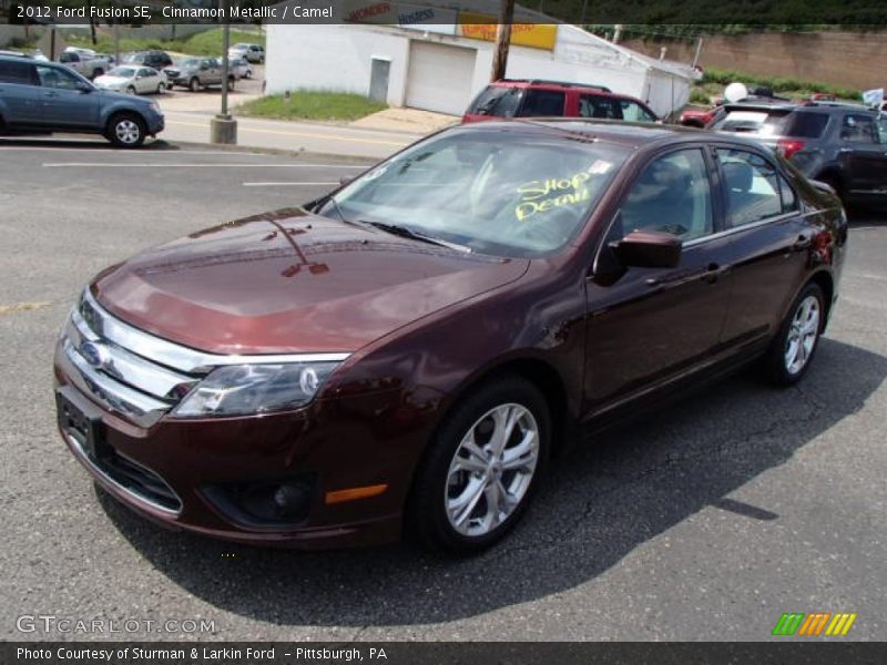 Cinnamon Metallic / Camel 2012 Ford Fusion SE