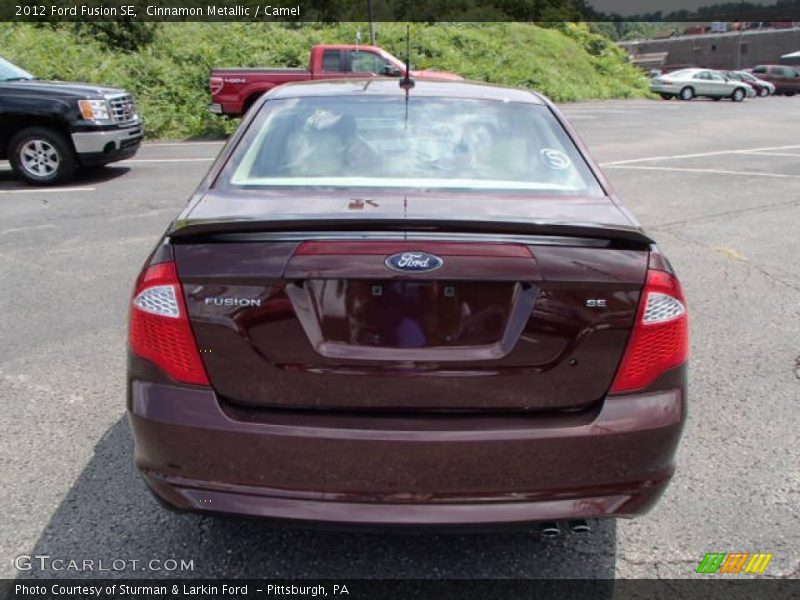Cinnamon Metallic / Camel 2012 Ford Fusion SE