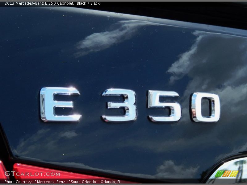 Black / Black 2013 Mercedes-Benz E 350 Cabriolet