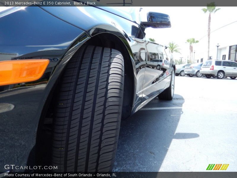 Black / Black 2013 Mercedes-Benz E 350 Cabriolet