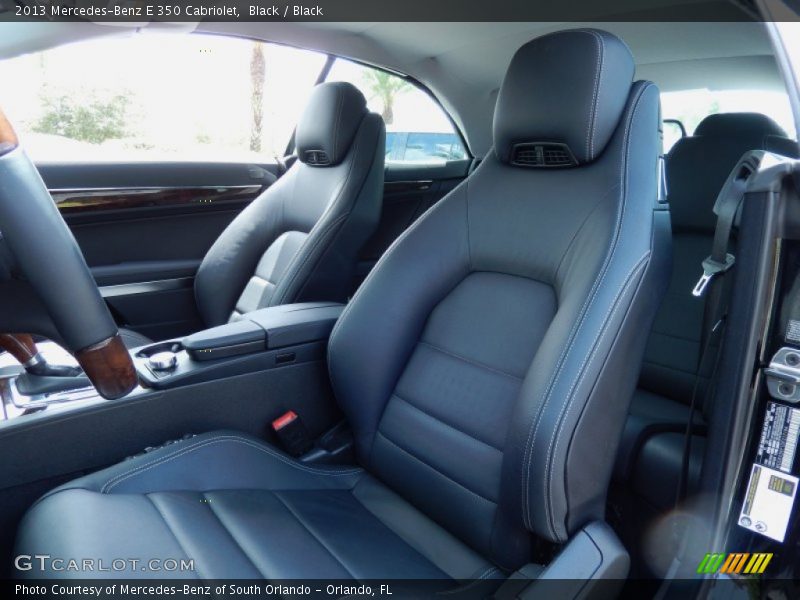 Black / Black 2013 Mercedes-Benz E 350 Cabriolet