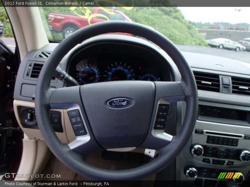 Cinnamon Metallic / Camel 2012 Ford Fusion SE