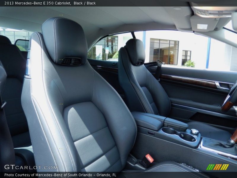 Black / Black 2013 Mercedes-Benz E 350 Cabriolet
