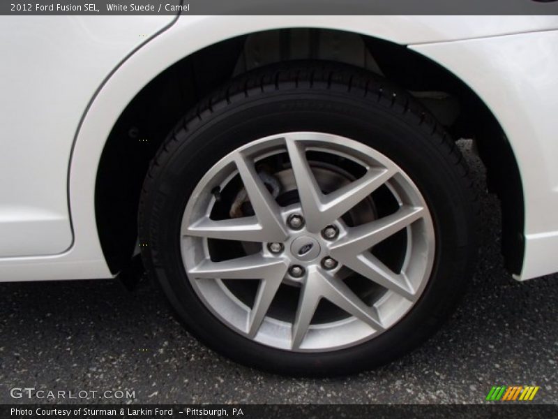 White Suede / Camel 2012 Ford Fusion SEL