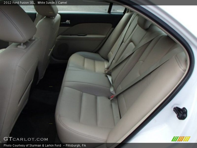 White Suede / Camel 2012 Ford Fusion SEL