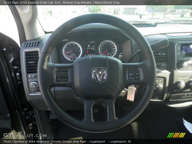 Mineral Gray Metallic / Black/Diesel Gray 2013 Ram 1500 Express Crew Cab 4x4