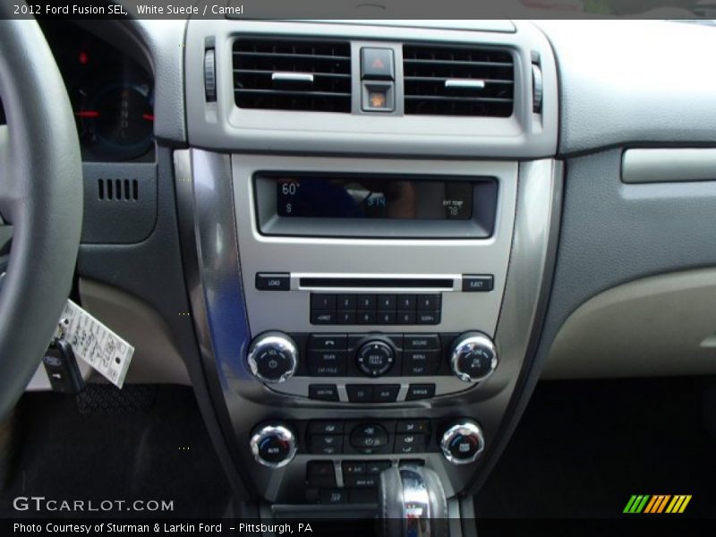White Suede / Camel 2012 Ford Fusion SEL