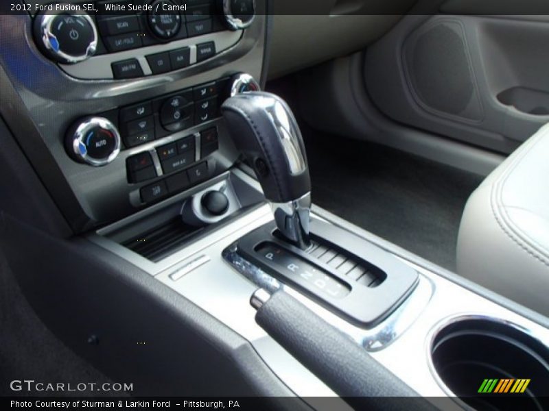 White Suede / Camel 2012 Ford Fusion SEL