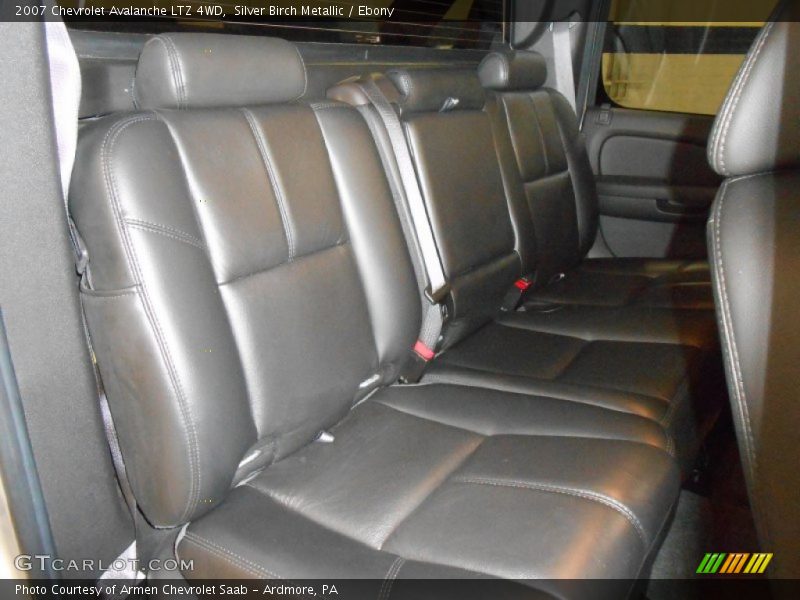 Silver Birch Metallic / Ebony 2007 Chevrolet Avalanche LTZ 4WD