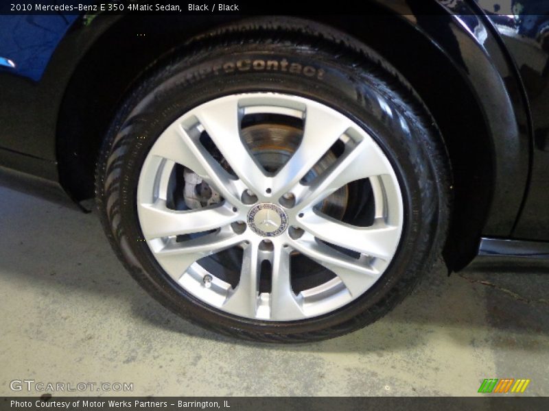 Black / Black 2010 Mercedes-Benz E 350 4Matic Sedan