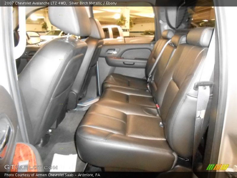 Silver Birch Metallic / Ebony 2007 Chevrolet Avalanche LTZ 4WD