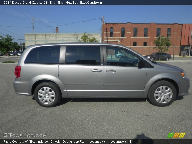 Billet Silver Metallic / Black/Sandstorm 2014 Dodge Grand Caravan SE
