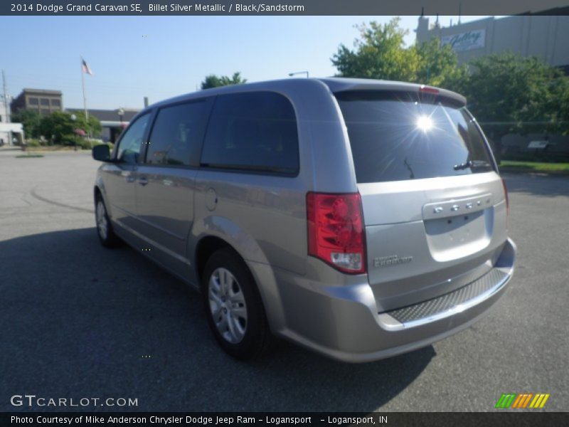 Billet Silver Metallic / Black/Sandstorm 2014 Dodge Grand Caravan SE