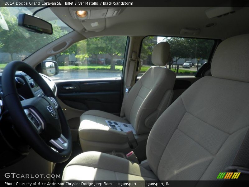 Billet Silver Metallic / Black/Sandstorm 2014 Dodge Grand Caravan SE