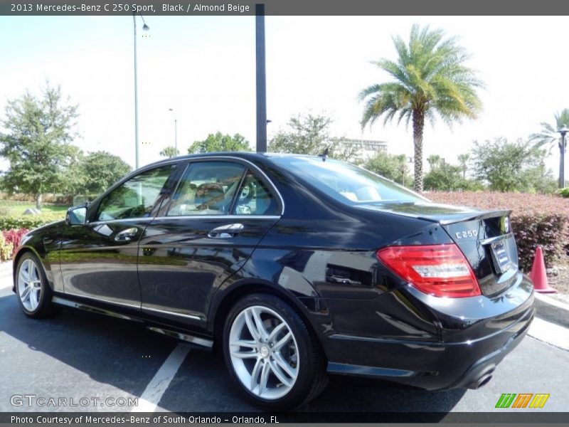 Black / Almond Beige 2013 Mercedes-Benz C 250 Sport