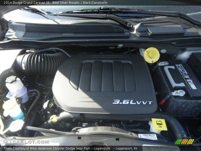 Billet Silver Metallic / Black/Sandstorm 2014 Dodge Grand Caravan SE