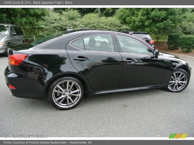 Black Sapphire Pearl / Black 2008 Lexus IS 250