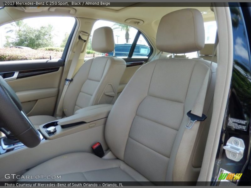 Black / Almond Beige 2013 Mercedes-Benz C 250 Sport