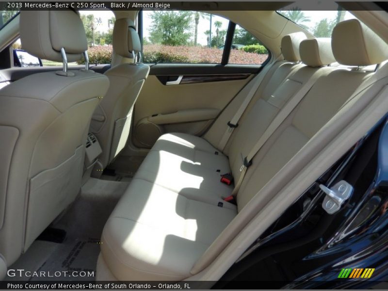 Black / Almond Beige 2013 Mercedes-Benz C 250 Sport