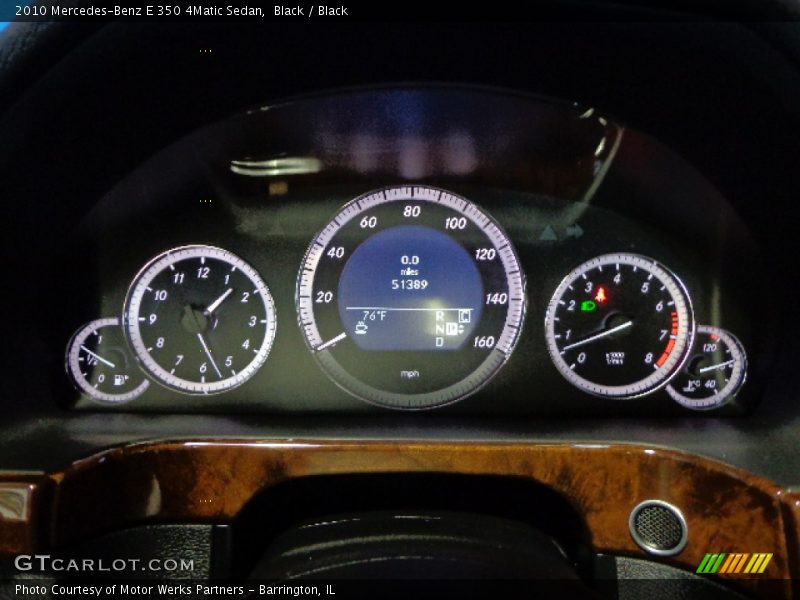 Black / Black 2010 Mercedes-Benz E 350 4Matic Sedan