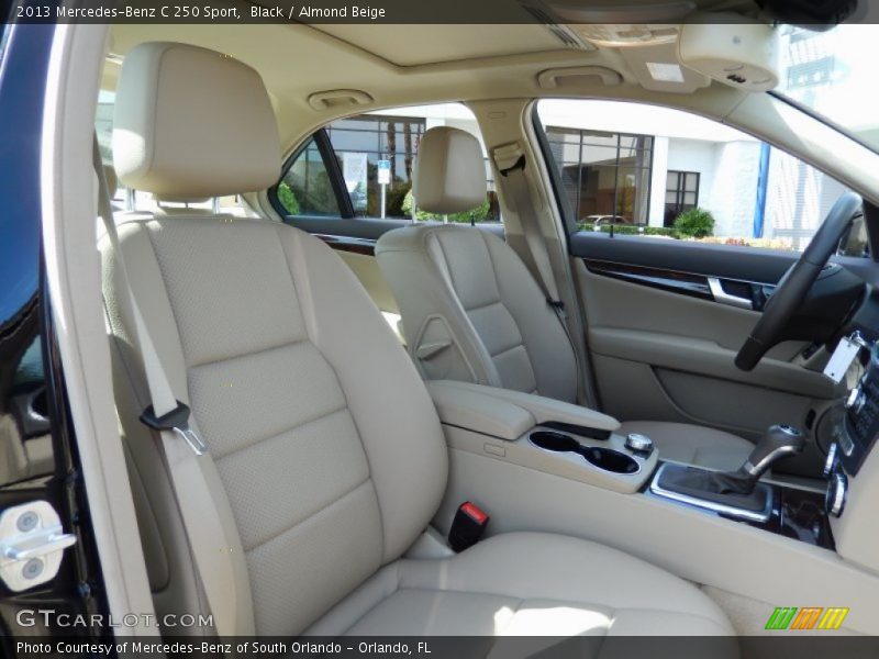 Black / Almond Beige 2013 Mercedes-Benz C 250 Sport