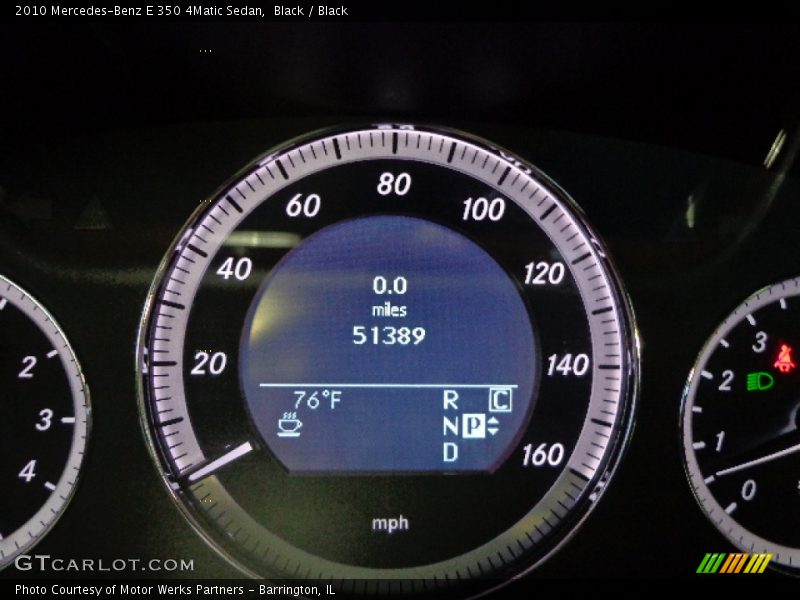 Black / Black 2010 Mercedes-Benz E 350 4Matic Sedan